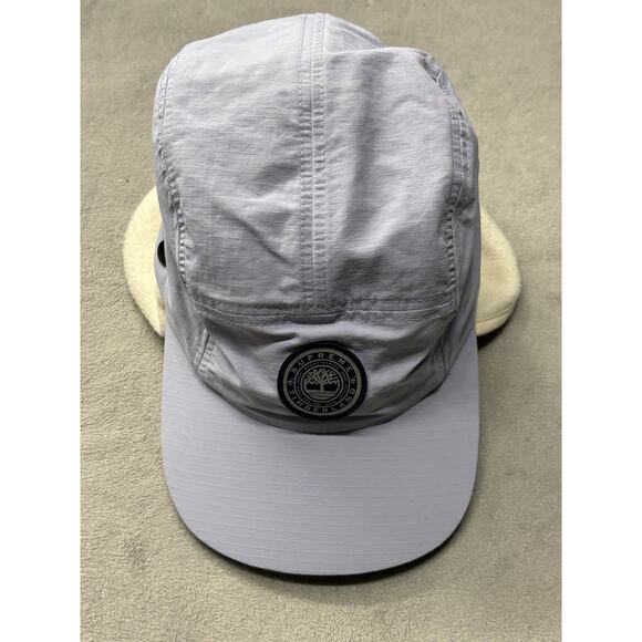 Supreme Timberland Hat Cap Strap Back Gray Patch Athletic Outdoor Mens Limited